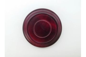 稀少　大倉陶園　瑠璃(台座付き)　色蒔き(ピンク)　飯田深雪コラボ(Miyuki Iida)　ゴールドラインのデザインが目を惹くシュガーポット&花瓶3点セット(ボンボン、菓子器、洋食器、花器、箱付き)(R-069863)