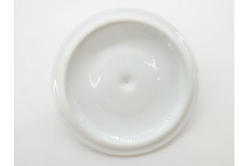 稀少　大倉陶園　瑠璃(台座付き)　色蒔き(ピンク)　飯田深雪コラボ(Miyuki Iida)　ゴールドラインのデザインが目を惹くシュガーポット&花瓶3点セット(ボンボン、菓子器、洋食器、花器、箱付き)(R-069863)