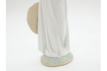 スペイン　リヤドロ　LLADRO　2005 EVENTS CREATION　思い出の丘　クリスマスツリー　優しい色合いと雰囲気が素敵なフィギュリン2点セット(陶器人形、置物、オブジェ、女の子)(R-069866)