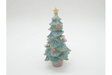 スペイン　リヤドロ　LLADRO　2005 EVENTS CREATION　思い出の丘　クリスマスツリー　優しい色合いと雰囲気が素敵なフィギュリン2点セット(陶器人形、置物、オブジェ、女の子)(R-069866)