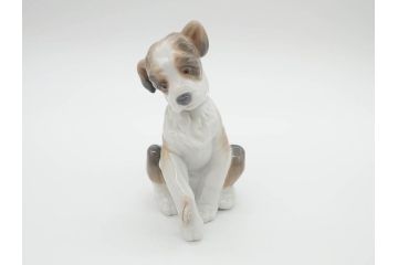 スペイン　リヤドロ　LLADRO　マイフレンド　ニューフレンド　表情豊かで可愛らしいフィギュリン2体(犬、蝶、カタツムリ、陶器人形、置物、オブジェ)(R-069868)