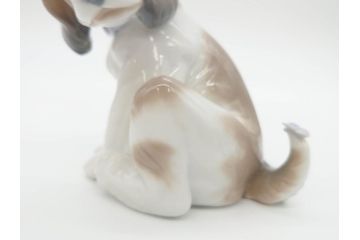 スペイン　リヤドロ　LLADRO　マイフレンド　ニューフレンド　表情豊かで可愛らしいフィギュリン2体(犬、蝶、カタツムリ、陶器人形、置物、オブジェ)(R-069868)