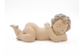 スペイン　リヤドロ　LLADRO　可愛いお祈り　それぞれ違った天使たちが魅力的なフィギュリン3体(エンジェル、陶器人形、置物、オブジェ)(R-069869)