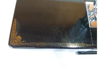 ジャンク品　SINGER(シンガー)　USA　221-1　フェザーウェイト　レトロな雰囲気が素敵なミシン(Feather weight、 箱付き、裁縫機械、糸)(R-069889)