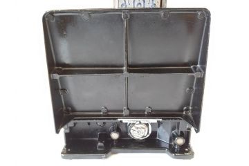 ジャンク品　SINGER(シンガー)　USA　221-1　フェザーウェイト　レトロな雰囲気が素敵なミシン(Feather weight、 箱付き、裁縫機械、糸)(R-069889)