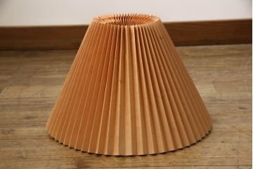 ビンテージ照明　松本民芸家具　和紙傘が情緒溢れるA型スタンド(シェード、テーブルスタンド、卓上照明、テーブルライト、ヴィンテージ)(R-069900)