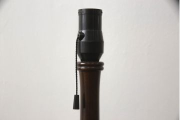 ビンテージ照明　松本民芸家具　和紙傘が情緒溢れるA型スタンド(シェード、テーブルスタンド、卓上照明、テーブルライト、ヴィンテージ)(R-069900)