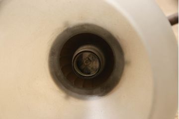 和製アンティーク　大正ロマンの雰囲気漂う古い洋館の3灯シャンデリア(天井照明、吊り下げ照明)(R-069901)