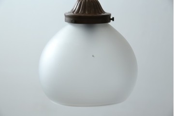 和製アンティーク　大正ロマンの雰囲気漂う古い洋館の3灯シャンデリア　(R-069901)