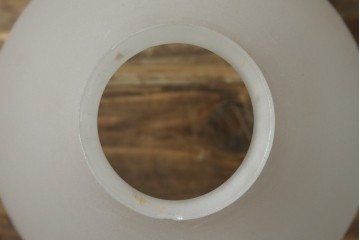 和製アンティーク　大正ロマンの雰囲気漂う古い洋館の3灯シャンデリア　(R-069901)