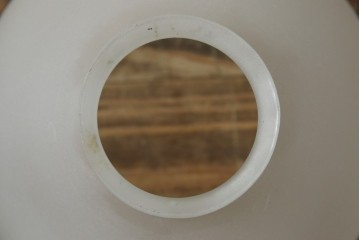 和製アンティーク　大正ロマンの雰囲気漂う古い洋館の3灯シャンデリア　(R-069901)