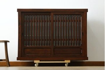中古 上質な和の空間を演出する水屋箪笥サイドボード　(R-069921)