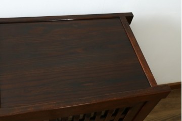 中古 上質な和の空間を演出する水屋箪笥サイドボード　(R-069921)