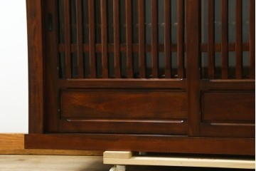 中古 上質な和の空間を演出する水屋箪笥サイドボード　(R-069921)