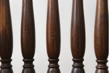 中古　美品!!　九州民芸家具　ゆったりとしたくつろぎの時間におすすめなロッキングチェア(アームチェア、板座チェア、揺り椅子、いす、イス)(R-069935)