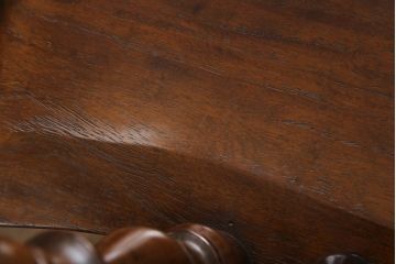 中古　美品!!　九州民芸家具　ゆったりとしたくつろぎの時間におすすめなロッキングチェア(アームチェア、板座チェア、揺り椅子、いす、イス)(R-069935)