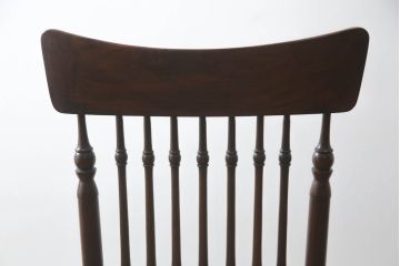 中古　美品!!　九州民芸家具　ゆったりとしたくつろぎの時間におすすめなロッキングチェア(アームチェア、板座チェア、揺り椅子、いす、イス)(R-069935)