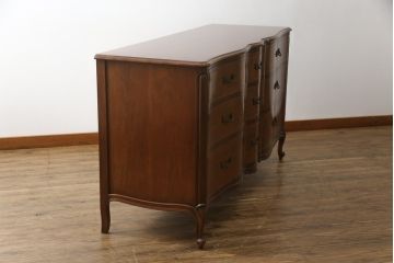 中古　美品　DREXEL HERITAGE(ドレクセルヘリテイジ)　Touraine(ツーレイン)　エレガントな雰囲気が魅力的なチェスト(サイドボード、サイドチェスト、引き出し)(定価約49万円)(R-069939)