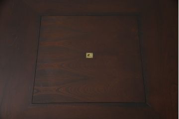 中古　美品　九州民芸家具　小ぶりで使いやすい囲炉裏テーブル(火鉢、ローテーブル、座卓)(R-069942)