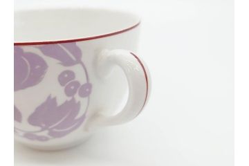 戦前・昭和初期　オールド　東洋陶器　TOYOTOKI KOKURA JAPAN　おしゃれな色合いが華やかな空間を演出してくれるティーセット(東陶、トートー、ティーポット、ティーカップ、ソーサー、クリーマー、ミルクジャー、シュガーポット、箱付き)(R-069952)