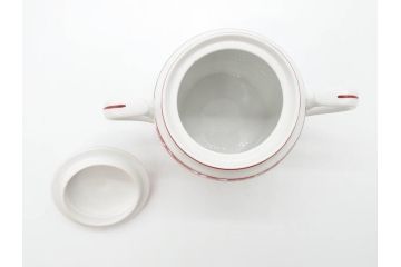 戦前・昭和初期　オールド　東洋陶器　TOYOTOKI KOKURA JAPAN　おしゃれな色合いが華やかな空間を演出してくれるティーセット(東陶、トートー、ティーポット、ティーカップ、ソーサー、クリーマー、ミルクジャー、シュガーポット、箱付き)(R-069952)