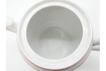 戦前・昭和初期　オールド　東洋陶器　TOYOTOKI KOKURA JAPAN　おしゃれな色合いが華やかな空間を演出してくれるティーセット(東陶、トートー、ティーポット、ティーカップ、ソーサー、クリーマー、ミルクジャー、シュガーポット、箱付き)(R-069952)