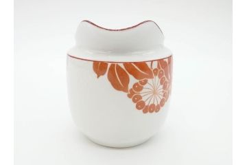 戦前・昭和初期　オールド　東洋陶器　TOYOTOKI KOKURA JAPAN　おしゃれな色合いが華やかな空間を演出してくれるティーセット(東陶、トートー、ティーポット、ティーカップ、ソーサー、クリーマー、ミルクジャー、シュガーポット、箱付き)(R-069952)