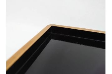 平安　俊勝　大胆に描かれた老松の高蒔絵が美しい五段重箱&重台セット(二段重、三段重、共箱付き、漆器、お重)(R-069956)