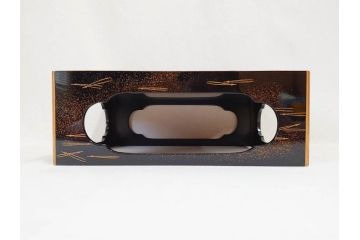 平安　俊勝　大胆に描かれた老松の高蒔絵が美しい五段重箱&重台セット(二段重、三段重、共箱付き、漆器、お重)(R-069956)