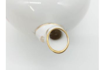 ドイツ　マイセン　Meissen　ベーシックフラワー　二つ花　花の装飾が素敵なティーポット(洋食器)(R-069961)