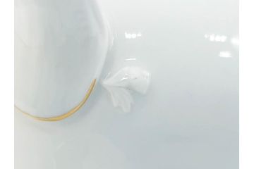 ドイツ　マイセン　Meissen　ベーシックフラワー　二つ花　花の装飾が素敵なティーポット(洋食器)(R-069961)