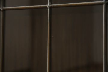 中古　美品　神戸元町欧風家具メープル不二屋製　マホガニー材の高級キャビネット(収納棚、戸棚)(R-069966)