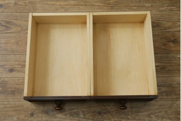 中古　北海道民芸家具　シンプルなデザインが魅力のライティングビューロー　(R-069967)
