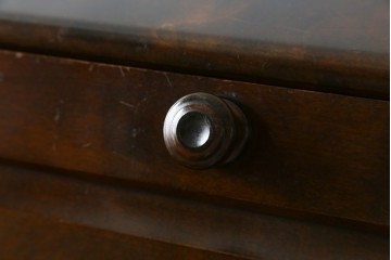 中古　北海道民芸家具　シンプルなデザインが魅力のライティングビューロー　(R-069967)