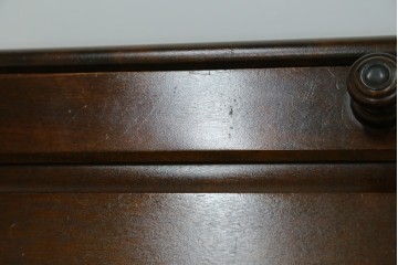 中古　北海道民芸家具　シンプルなデザインが魅力のライティングビューロー　(R-069967)