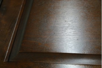 中古　北海道民芸家具　シンプルなデザインが魅力のライティングビューロー　(R-069967)
