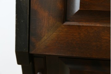 中古　北海道民芸家具　シンプルなデザインが魅力のライティングビューロー　(R-069967)
