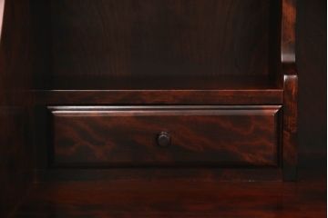 中古　美品　国産民芸家具　上品な雰囲気漂うライティングビューロー(文机、ワークデスク、簿記机、在宅用、在宅ワーク用)(R-069969)