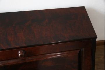 中古　美品　国産民芸家具　上品な雰囲気漂うライティングビューロー(文机、ワークデスク、簿記机、在宅用、在宅ワーク用)(R-069969)