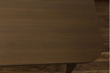 中古　美品　永田良介商店　神戸洋家具　オーク材　和洋どちらの空間にもおすすめのダイニングテーブル(ワークデスク、在宅ワーク、在宅用、作業台、4人掛け、4P)(R-069977)