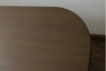 中古　美品　永田良介商店　神戸洋家具　オーク材　和洋どちらの空間にもおすすめのダイニングテーブル(ワークデスク、在宅ワーク、在宅用、作業台、4人掛け、4P)(R-069977)