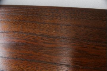 中古　九州民芸家具　上質な雰囲気漂う肘掛付き座椅子(座いす、座イス)(R-069978)