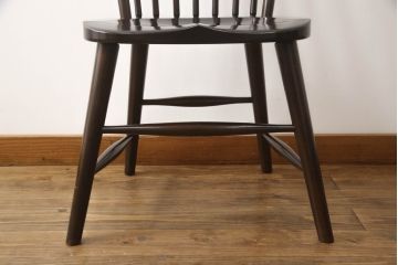 中古　松本民芸家具　シンプルで上品な佇まいのNC型チェア(ダイニングチェア、椅子、イス、板座チェア)(R-069987)