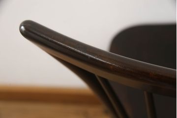中古　松本民芸家具　シンプルで上品な佇まいのNC型チェア(ダイニングチェア、椅子、イス、板座チェア)(R-069987)