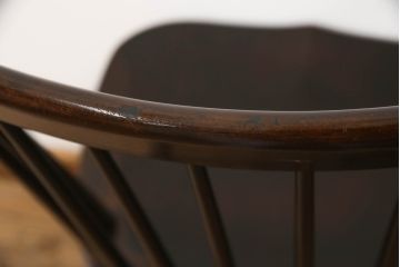 中古　松本民芸家具　シンプルで上品な佇まいのNC型チェア(ダイニングチェア、椅子、イス、板座チェア)(R-069987)
