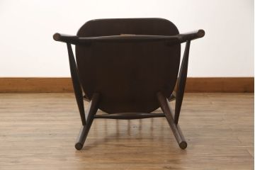 中古　松本民芸家具　シンプルで上品な佇まいのNC型チェア(ダイニングチェア、椅子、イス、板座チェア)(R-069987)