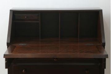 中古　美品　松本民芸家具　気品溢れる佇まいが魅力的なライティングビューロー(簿記机、在宅ワーク、在宅用ワークデスク)(R-069988)