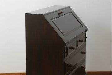 中古　美品　松本民芸家具　気品溢れる佇まいが魅力的なライティングビューロー(簿記机、在宅ワーク、在宅用ワークデスク)(R-069988)