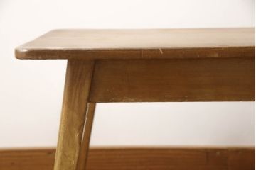 和製アンティーク　ナラ材　どんな空間にも取り入れやすいシンプルなデザインのローテーブル(センターテーブル、リビングテーブル、座卓)(R-070008)
