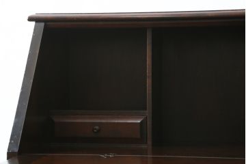 中古　北海道民芸家具　希少な絶版品!両袖タイプで収納力も抜群のライティングビューロー(デスク、両袖机、在宅用、在宅ワーク)(R-070011)